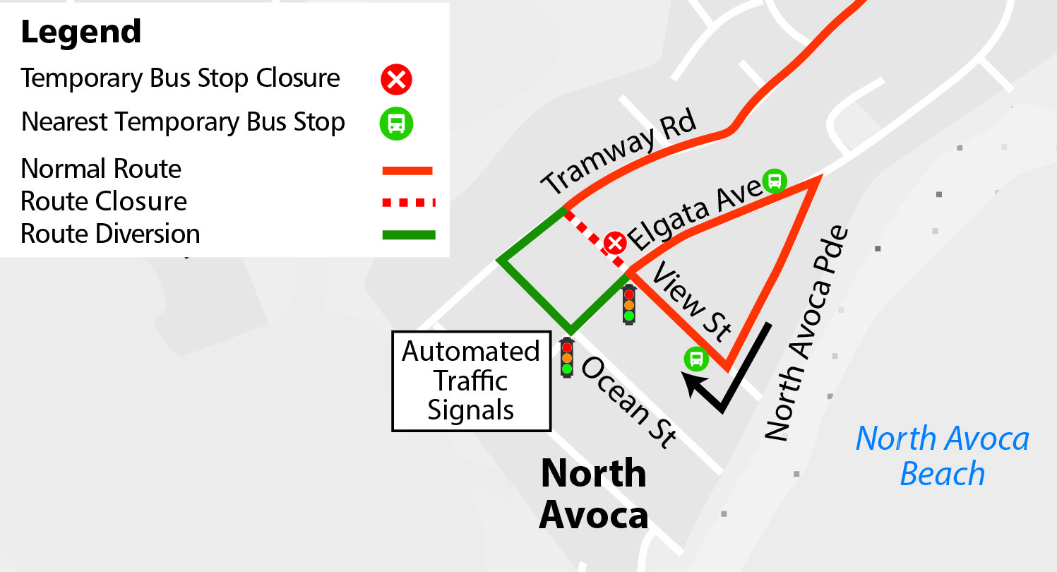 67 Elgata Avenue diversion Busways